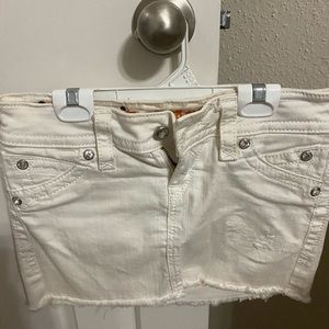 Rock Revival White Skirt